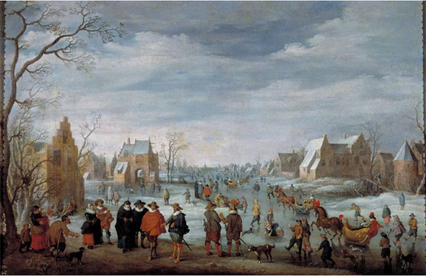 Брейгель, малые голландцы и их художественные наследники «Сцена на льду»